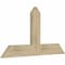 Ekena Millwork Portland Rough Sawn Timber Gable Bracket, Douglas Fir, 48"W x 26"H x 2"D x 6"F, 13/12 Pitch GBW048X26X0206POR00RDF - alternate 2